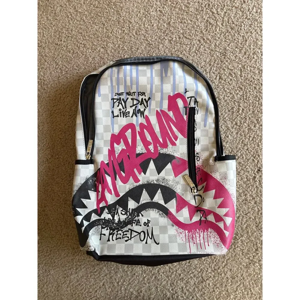 Rayground Spray Painted Looking Backpack